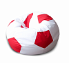 Кресло-мешок Мяч XL (Белый/Красный)